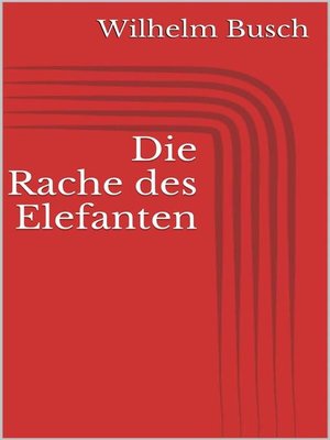 cover image of Die Rache des Elefanten